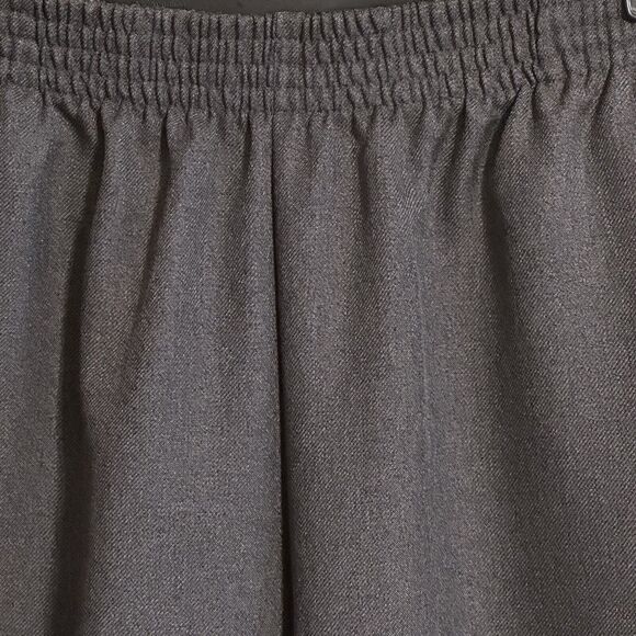 *DonnKenny PETITE Pants 10P Dark Gray Pull On Elastic Waist 100% Polyester - Picture 3 of 5